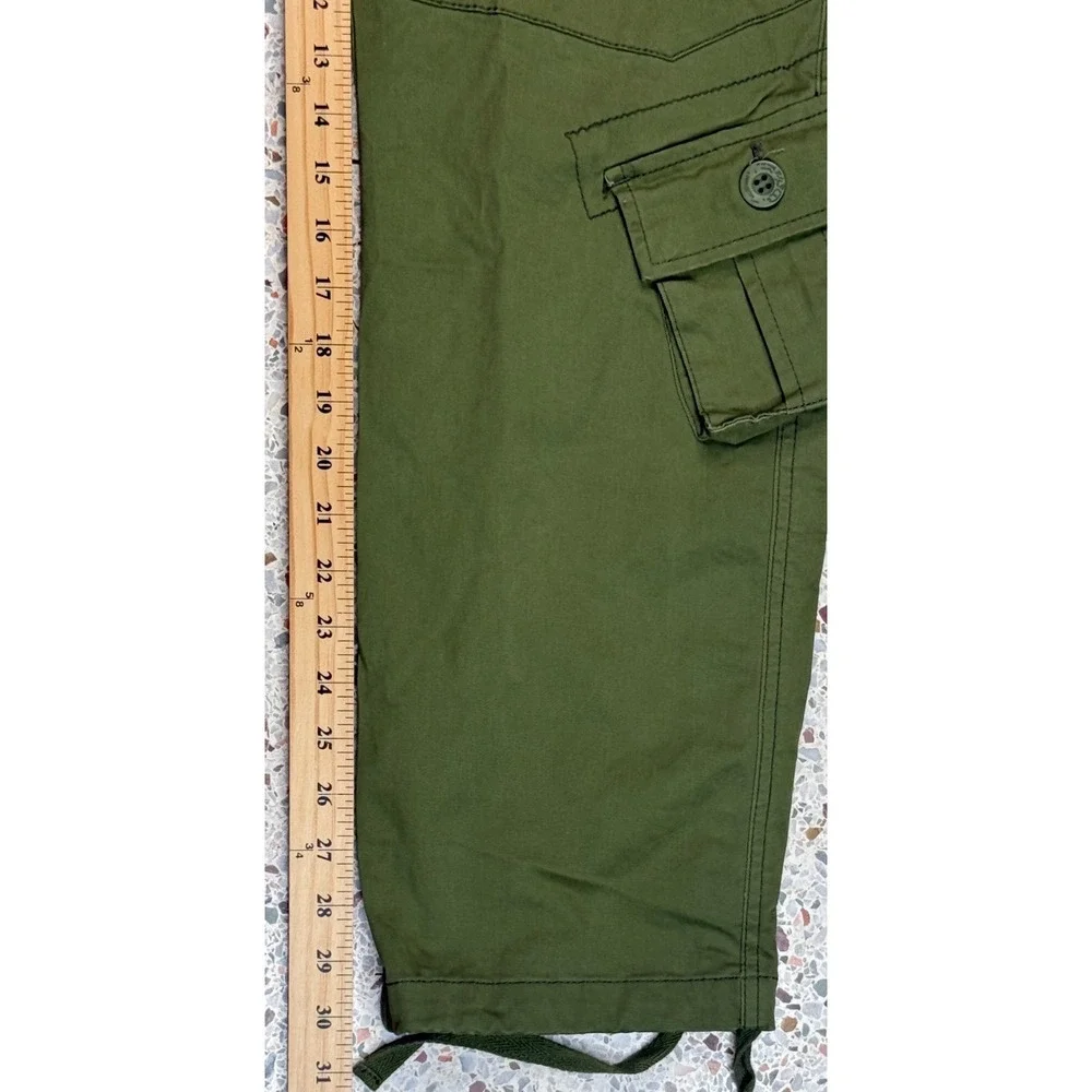 Must Way Women's Green Military Utility‎ Cargo Pants Size 14